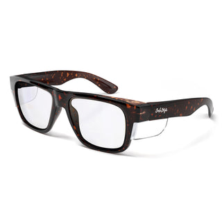 Fusions Brown Tort Prescription Safety Glasses