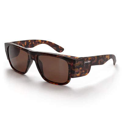 Fusions Matte Brown Tort Frame Brown Polarised Lens