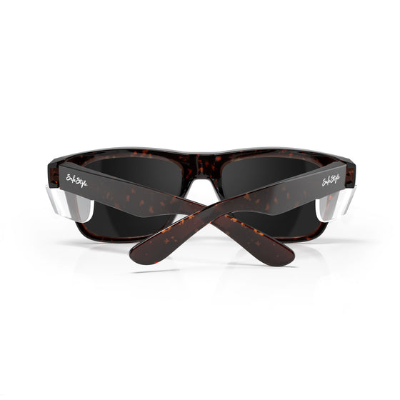 Fusions Brown Tort Frame Polarised Lens Safety Glasses
