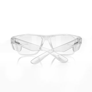 Fusions Clear Frame Clear Lens Safety Glasses