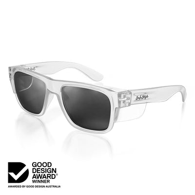 Fusions Clear Frame Polarised Lens Safety Glasses