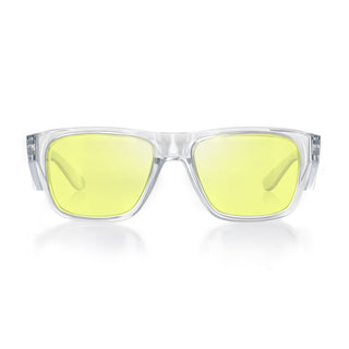 Fusions Clear Frame Yellow Lens