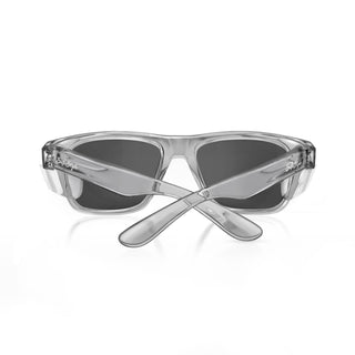 Fusions Glasses bundle, back view, with trucker hat and beanie