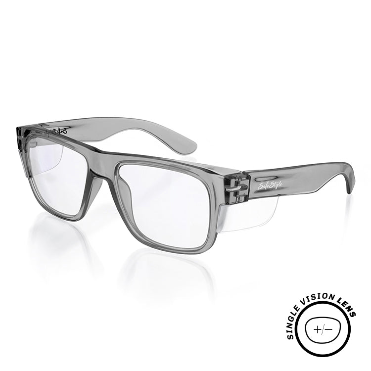 Fusions Graphite Prescription Safety Glasses