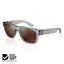 Fusions Graphite Frame Brown Polarised Lens Safety Glasses
