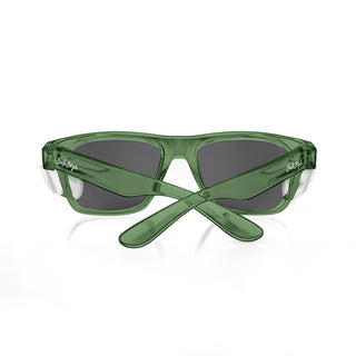 Fusions Green Frame Polarised Lens Safety Glasses