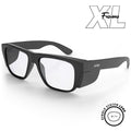 Fusions XL Matte Black Prescription Safety Glasses