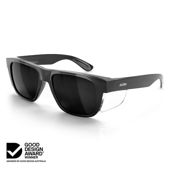 Fusions XL Black Frame Polarised Lens Safety Glasses