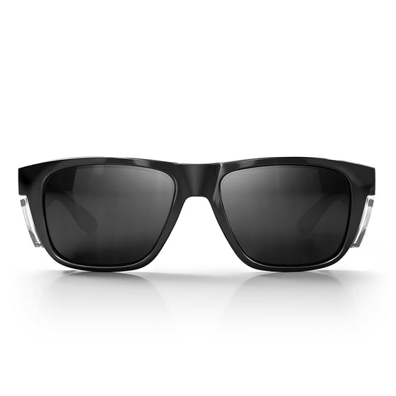 Fusions XL Black Frame Tinted Lens Safety Glasses