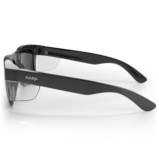 Fusions XL Black Frame Tinted Lens Safety Glasses