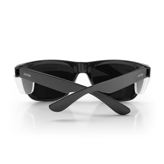 Fusions XL Black Frame Tinted Lens Safety Glasses