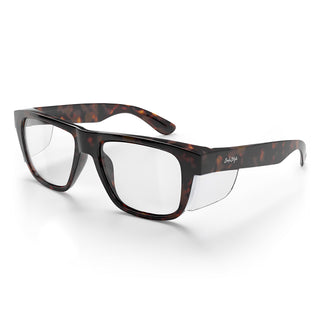 Fusions XL Brown Tort Prescription Safety Glasses