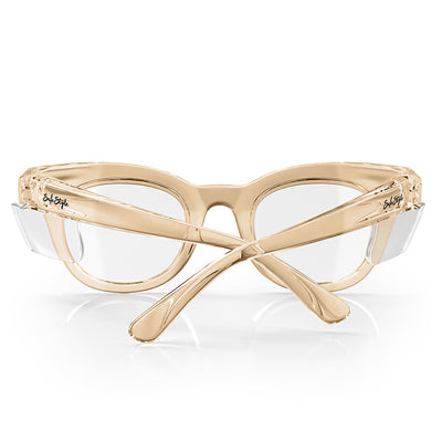 Harps Champagne Frame Prescription Safety Glasses