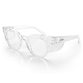 Harps Clear Frame Prescription Safety Glasses
