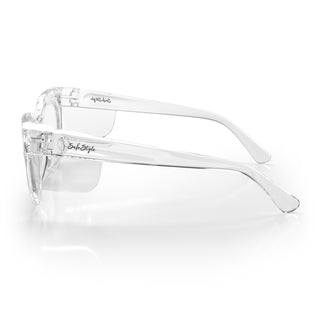 Harps Clear Frame Clear Lens Safety Glasses