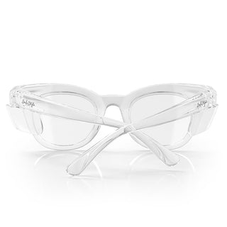 Harps Clear Frame Clear Lens Safety Glasses