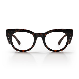 Harps Matte Brown Tort Frame Prescription Safety Glasses