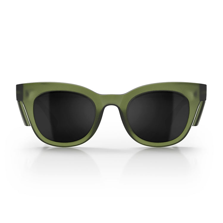 Harps Matte Matte Moss Green Frame Polarised Lens Safety Glasses