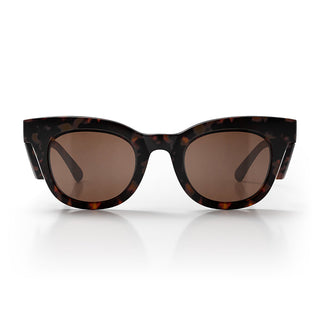Harps Matte Tort Frame Brown Polarised Lens Safety Glasses