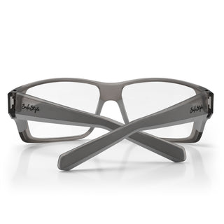 Keels Matte Graphite Frame Clear Lens Safety Glasses