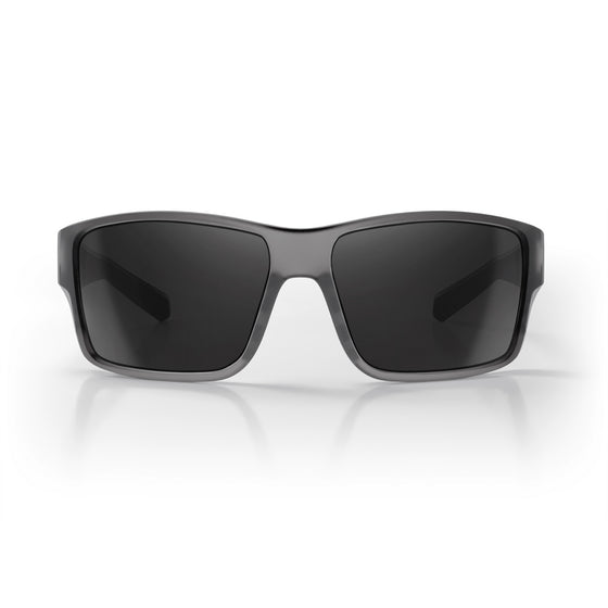 Keels Matte Graphite Grey Polarised Lens Safety Glasses