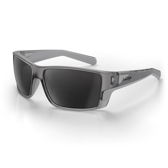 Keels Matte Graphite Grey Polarised Lens Safety Glasses