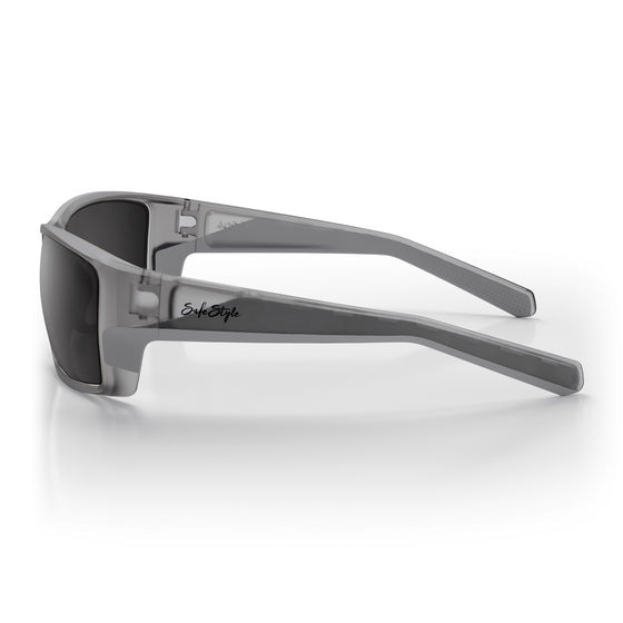 Keels Matte Graphite Grey Polarised Lens Safety Glasses