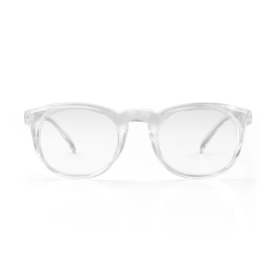 Lites Round Clear Frame Clear Lens Safety Glasses
