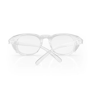 Lites Round Clear Frame Clear Lens Safety Glasses