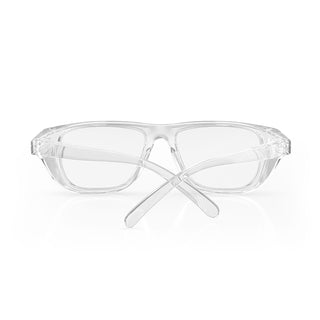 Lites Square Clear Frame Clear Lens Safety Glasses