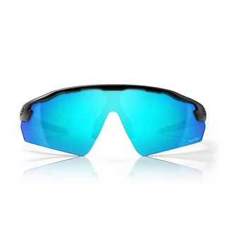 Phantoms Matte Black Frame Reflectors Blue Lens Safety Glasses