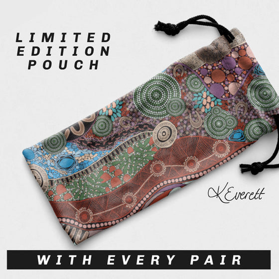 Fusions Clear Frame Clear Lens Art Series V.2 Safety Glasses