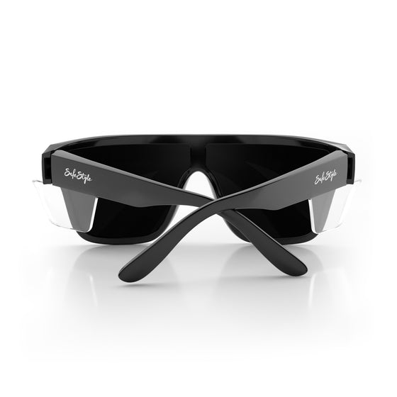 Primes Black Frame Tinted Lens Safety Glasses