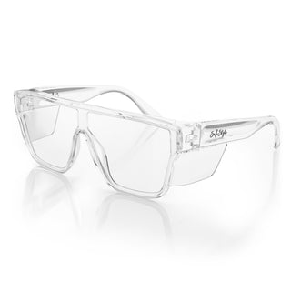 Primes Clear Frame Clear Lens Safety Glasses