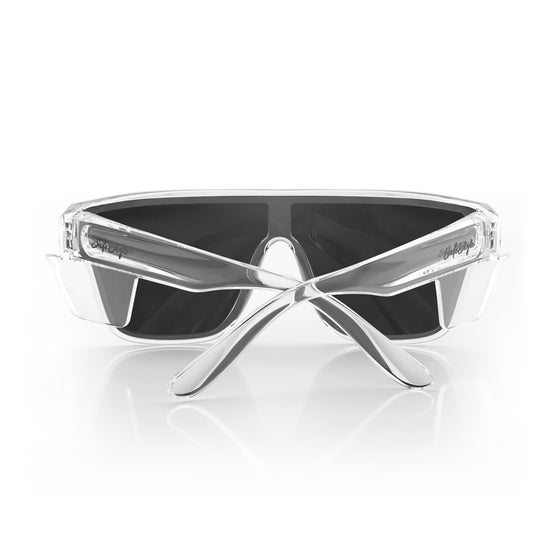 Primes Clear Frame Tinted Lens Safety Glasses