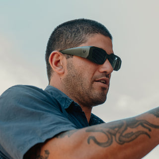 Auras Matte Moss Green Frame Polarised Lens