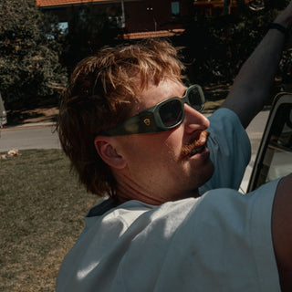 Auras Matte Moss Green Frame Polarised Lens