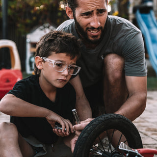 Fusions Kids Clear Frame Clear Lens Safety Glasses