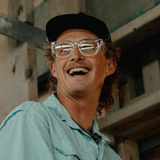 Harps Clear Frame Clear Lens Safety Glasses