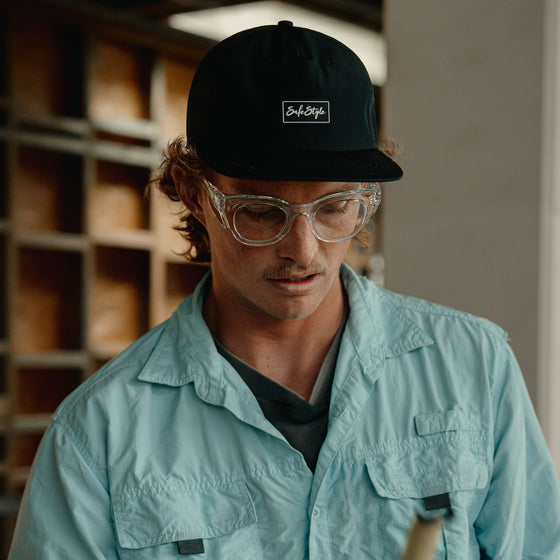 Harps Clear Frame Clear Lens Safety Glasses