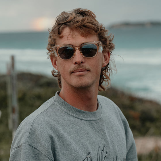 Harps Champagne Frame Polarised Lens Safety Glasses