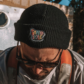 Botanical Beanie Black