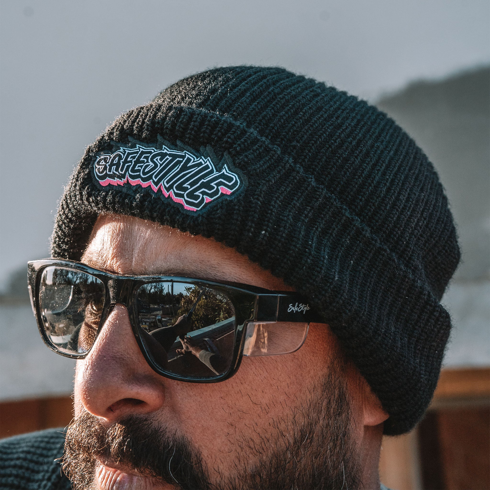 Fastback Beanie Black – SafeStyle Eyewear