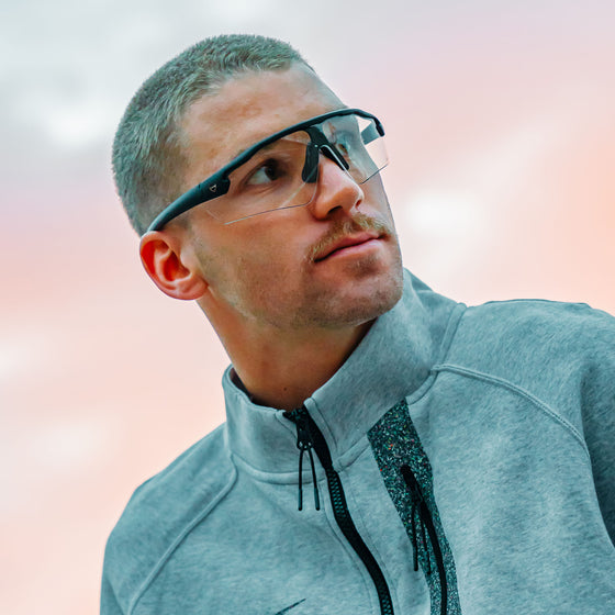 Phantoms Matte Black Frame Clear Lens Safety Glasses