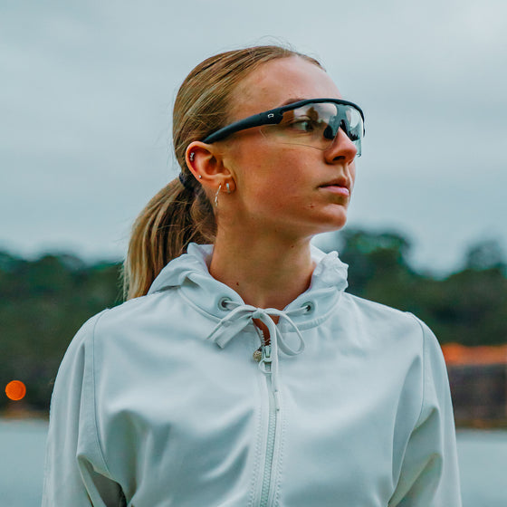 Phantoms Matte Black Frame Clear Lens Safety Glasses