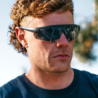 Phantoms Matte Black Frame Polarised Lens Safety Glasses