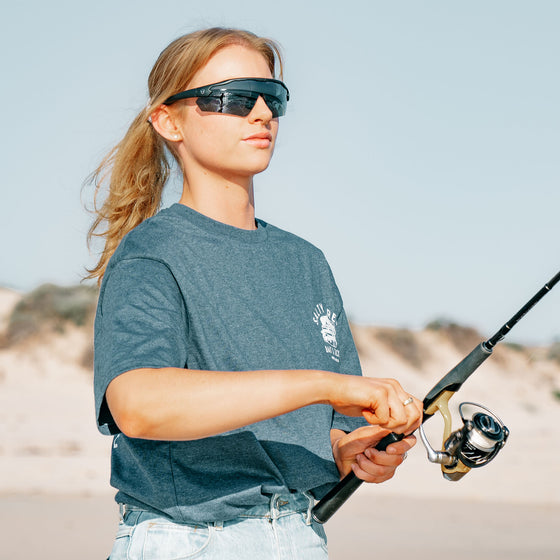 Phantoms Matte Black Frame Polarised Lens Safety Glasses