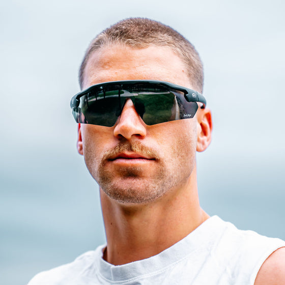 Phantoms Matte Black Frame Tinted Lens Safety Glasses