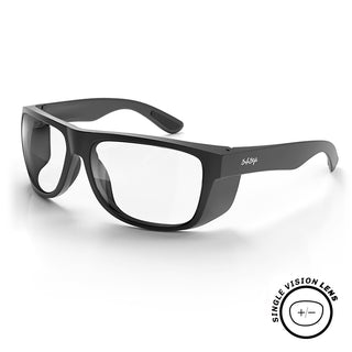 Rapids Matte Black Frame Prescription Safety Glasses