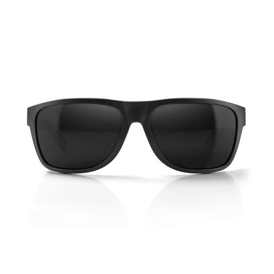 Rapids Matte Black Frame Tinted Lens Safety Glasses